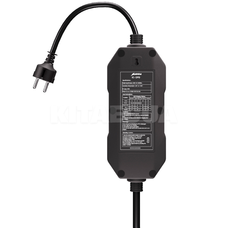 Зарядка для электромобиля GB/T AC 3.7 кВт 16A 1-фаза Ampera (3M-GBT) - 3